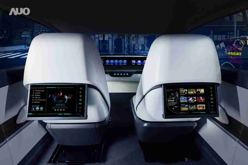赏金国际新一代Smart Cockpit 2024，，，以Micro LED先进显示技术优势，，，，创建〝可卷式后座娱乐显示器〞，，，仅在互动时才显示出所需画面及信息，，，扩充更丰富的娱乐和交互信息服务，，获国际奖项荣耀
